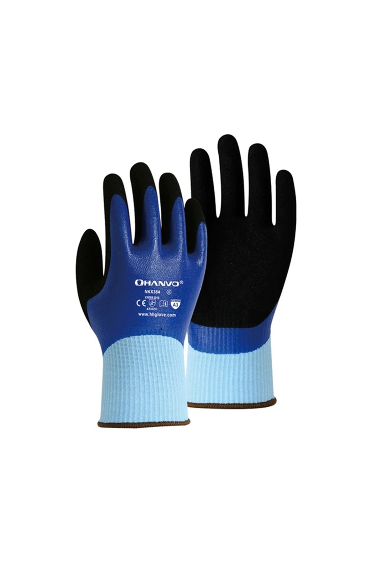 NKX384 Kumlu Nitril C Seviye Kesilmez İş Eldiveni NKX384 Kumlu Nitril C Seviye Kesilmez İş Eldiveni